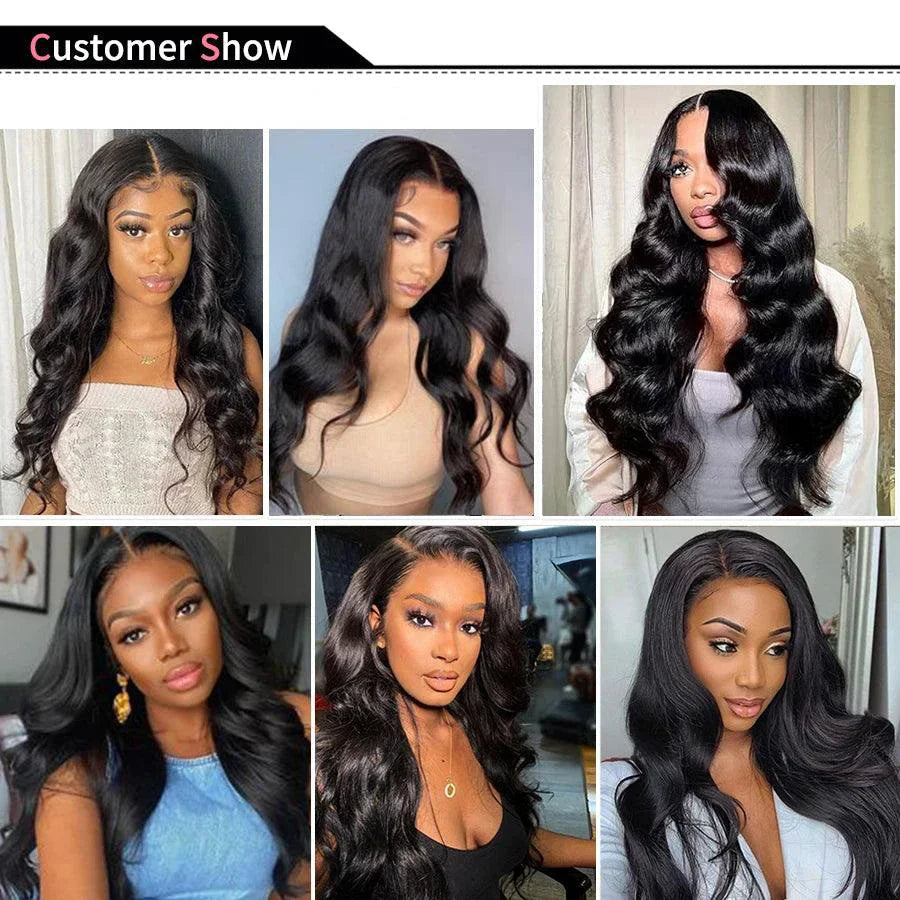 Brazilian Body Wave Hair Bundles - 100% Human Hair Extensions 3 PCS