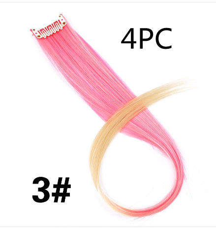 Colorful Hair Extensions – Vibrant Clip-In Hair Pieces for Women & Girls