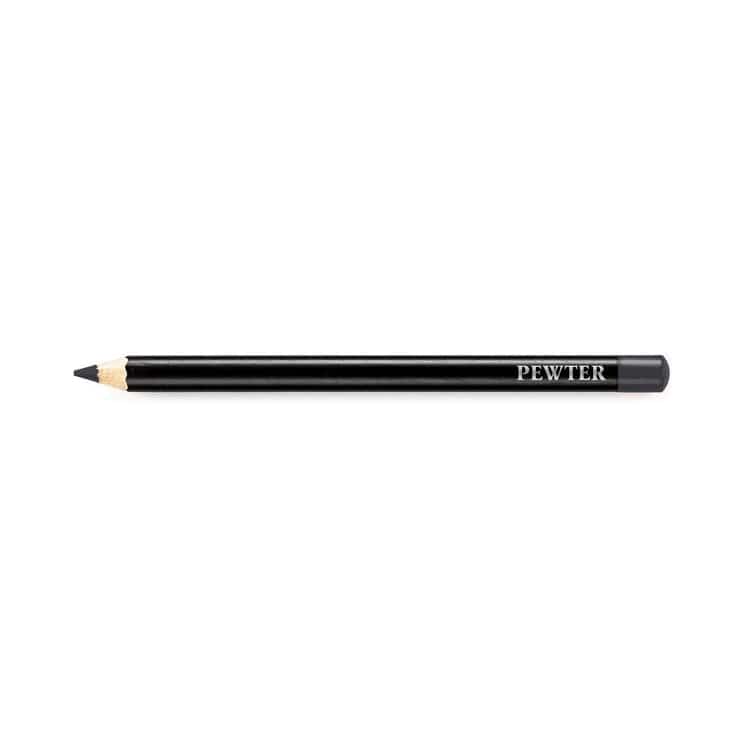 Danyel Cosmetics Sensitive Eye Liner Pencil in Charcoal Pewter, richly pigmented smoky gray eyeliner for sensitive eyes, precision eye makeup pencil for defining upper and lower lash lines, creating soft smoky eyes and everyday eye looks with a sophisticated charcoal pewter finish on a white background