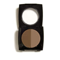Danyel Duo Blenders Contouring Foundation in Tropical Bronze and Soft Beige, two-tone pressed powder face makeup compact for contouring, highlighting, blending and complexion definition