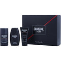 DRAKKAR NOIR by Guy Laroche EDT SPRAY 1.7 OZ & INTENSE COOLING DEODORANT STICK 2.5 OZ & SHOWER GEL 1.7 OZ
