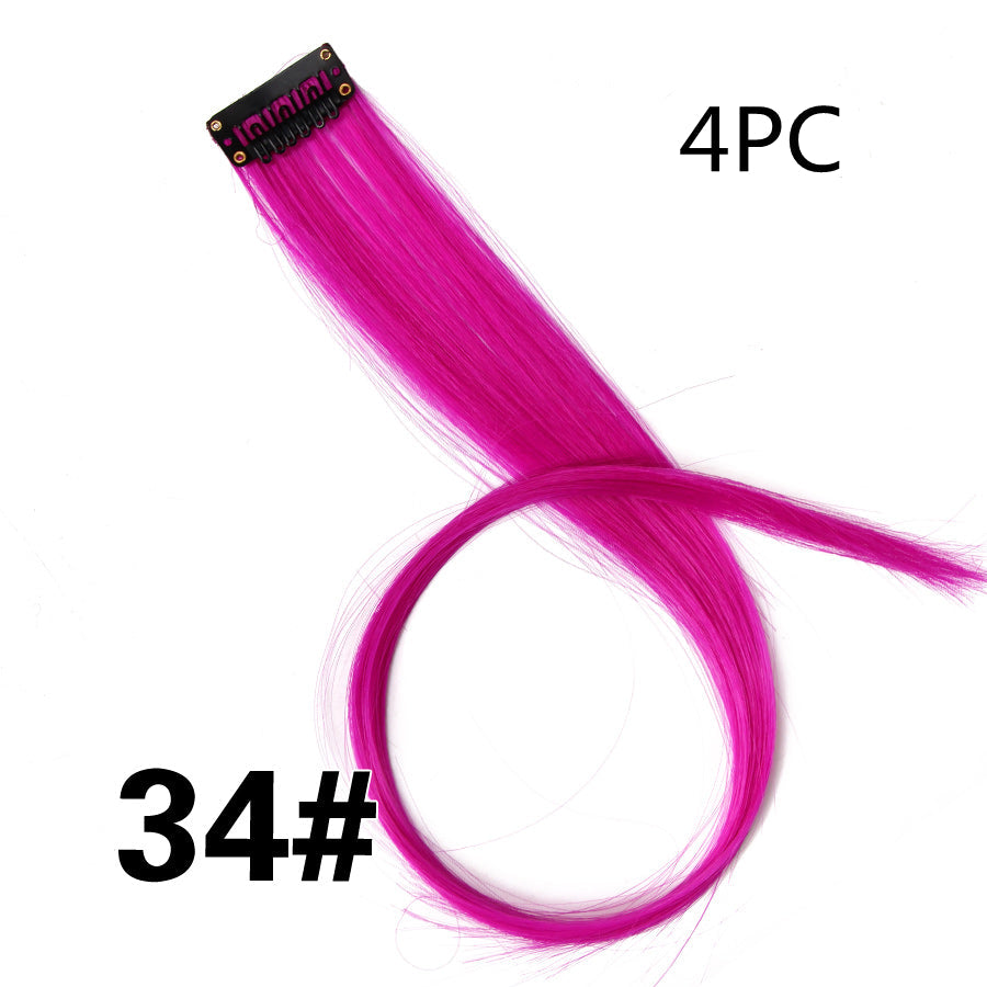 Colorful Hair Extensions – Vibrant Clip-In Hair Pieces for Women & Girls
