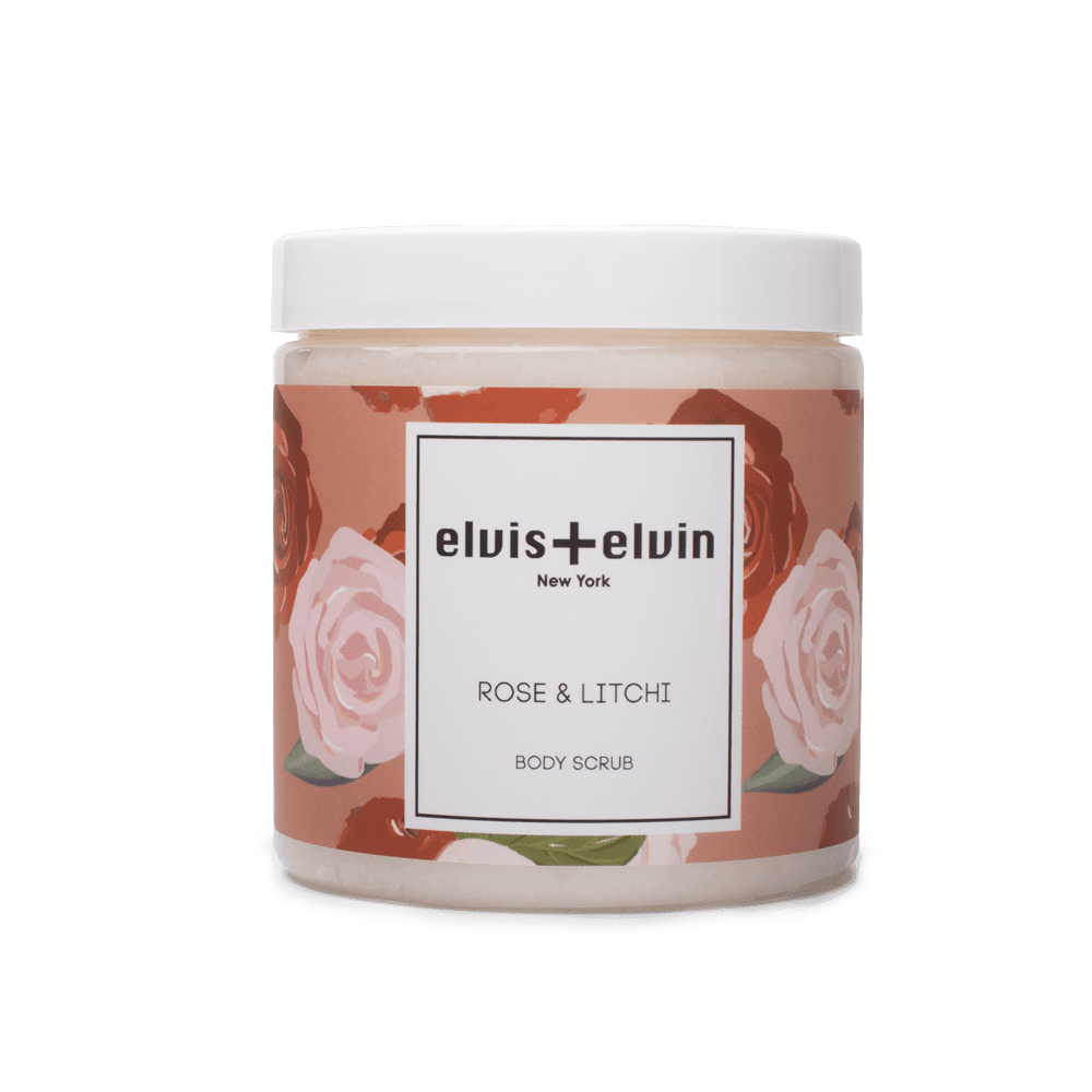 Rose & Litchi Body Scrub with Dead Sea Salt 300ml