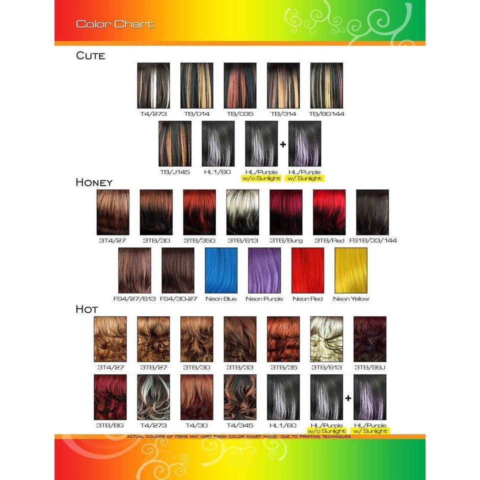 Unique Exotic Collection Hot Wig New With Tags