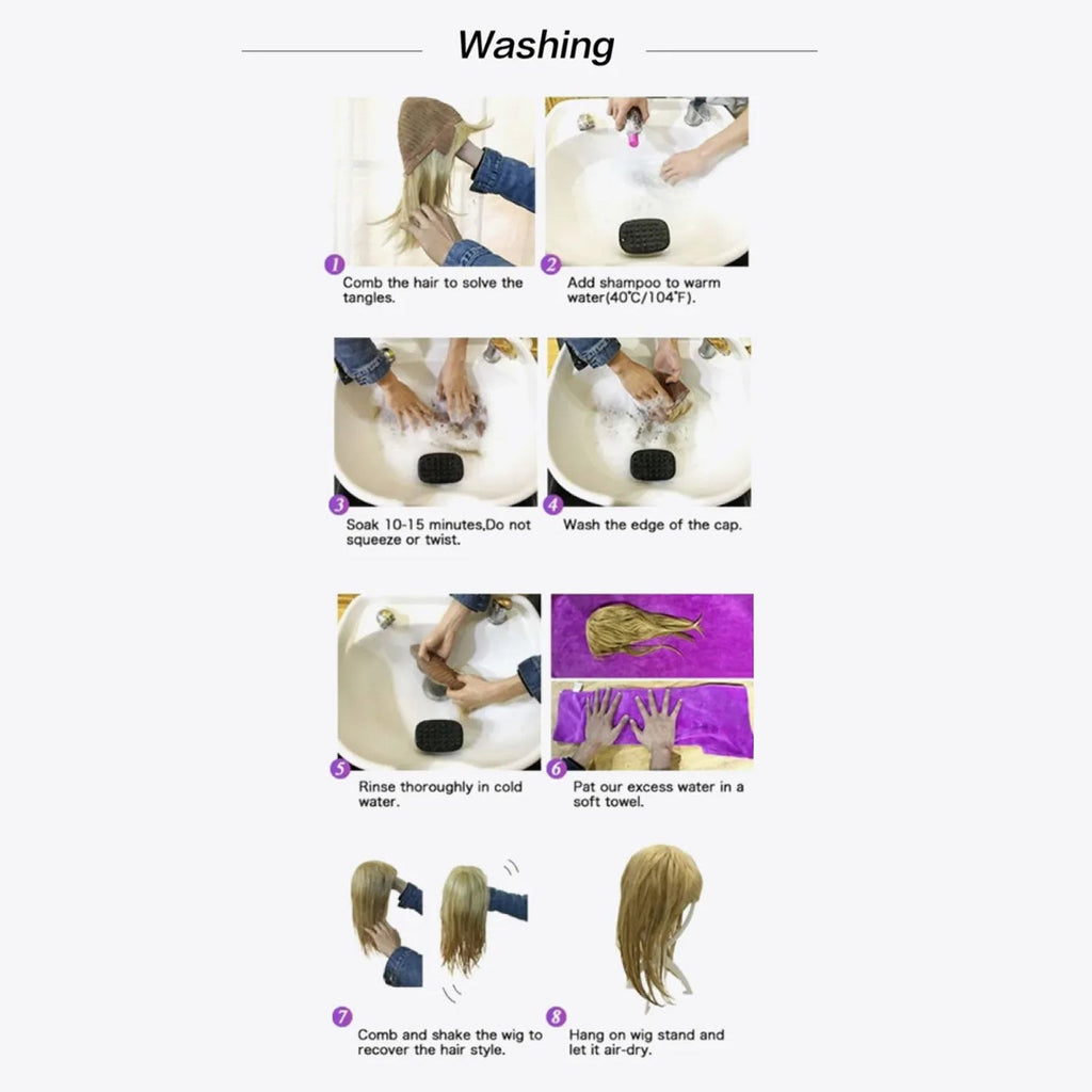 24" Wavy Lace Front Wig - Heat Resistant Synthetic Wig