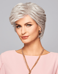 Gabor Enthusiastic Wig Cap, Short Shag with Layers and Volume by HairUWear, Light Blonde