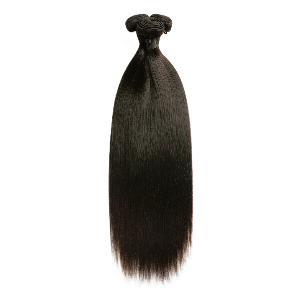 Black Natural Indian Straight Human Hair Bundle 18 Inch Raw Virgin Cuticle Aligned Remy Hair Extensions for Sew In Weave – Thai Luxury Hair