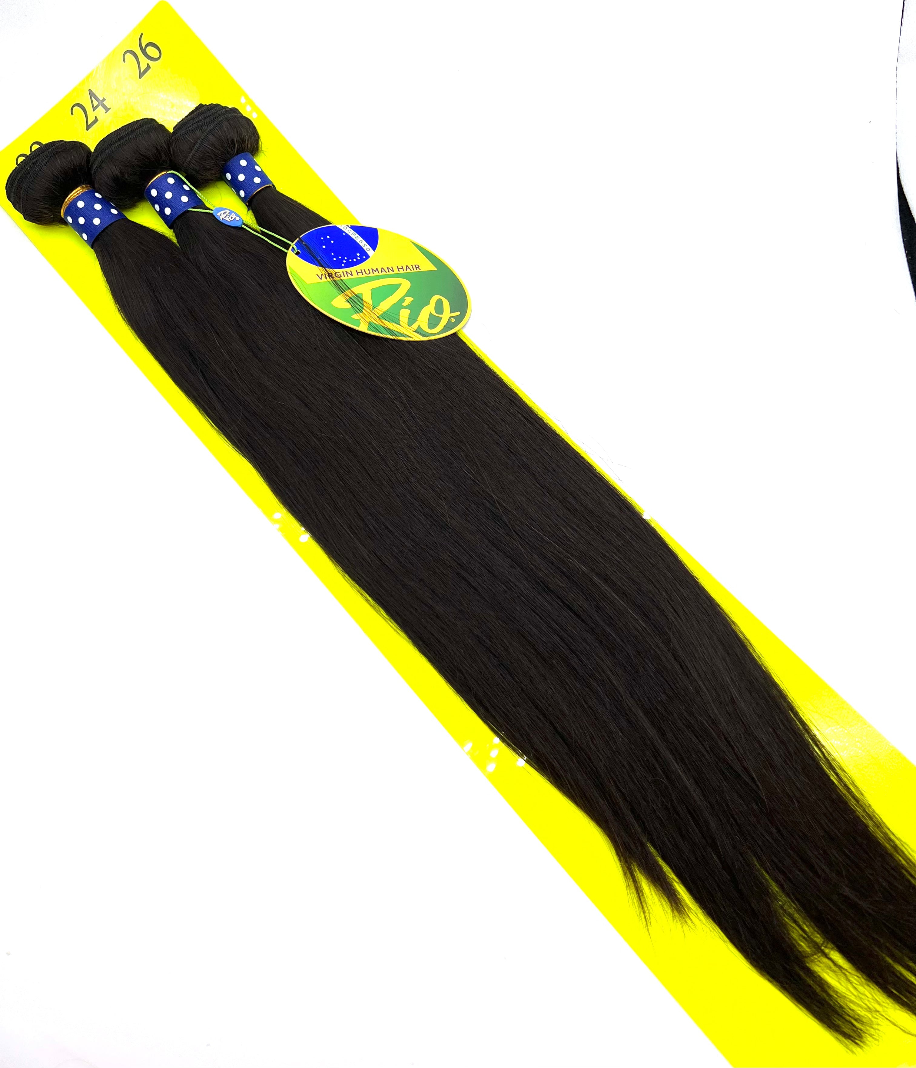 Rio Straight 100% Virgin Remy Human Hair Bundles