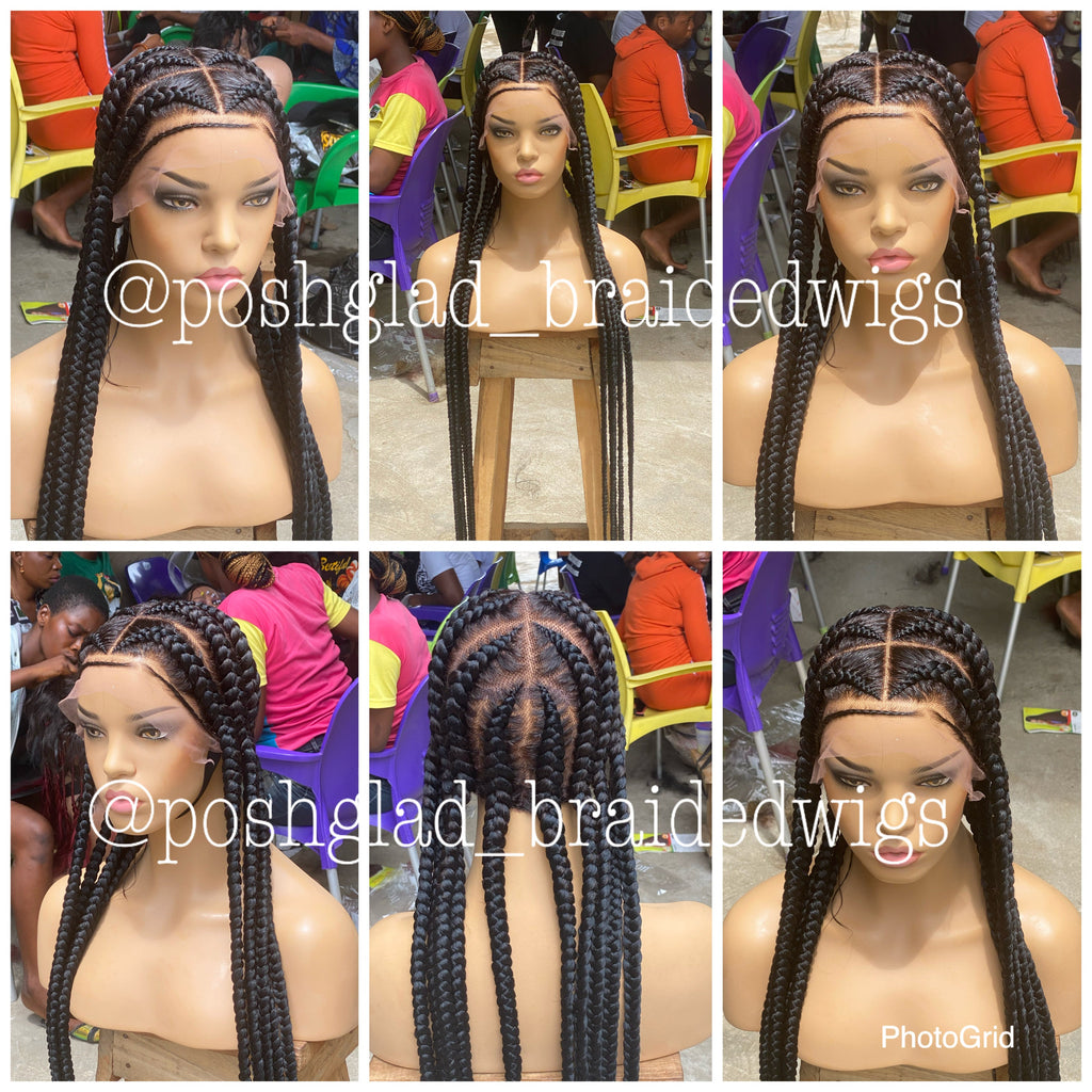 Pop Smoke Wig "Full Lace" Black Color