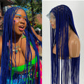 Shade knotless (PREMIUM BLUE) cost extra $50 for calf length
