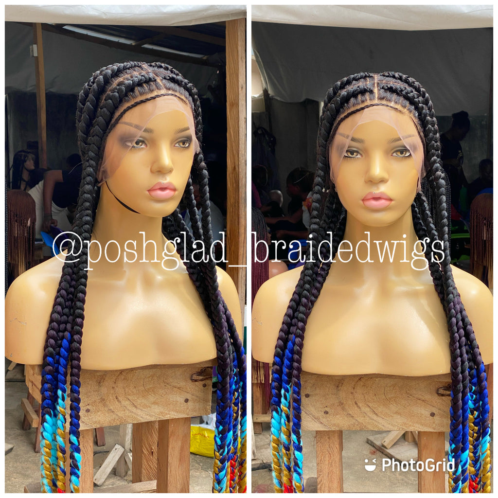 Pop Smoke Wig "Black Ombre" Full Lace - Dora