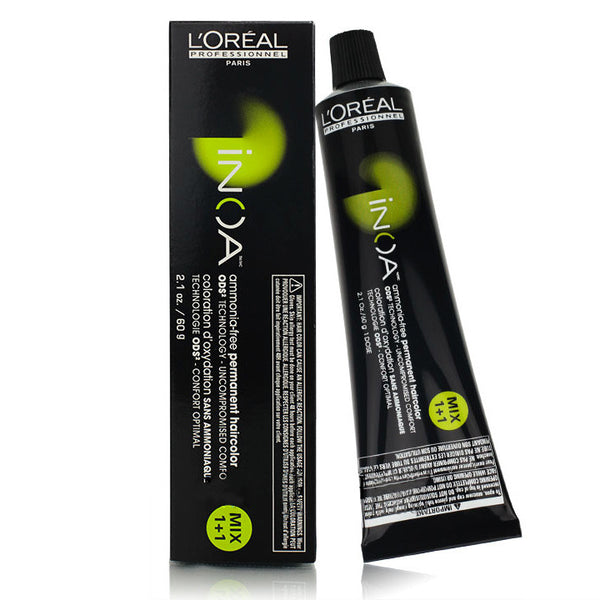 L'Oréal Professionnel INOA 5.1 (5B) Light Brown Blue - Ammonia-Free Permanent Color, 2.1 oz