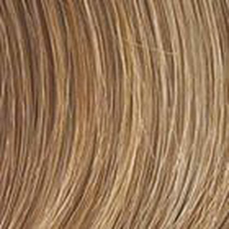 Close-up of blonde hair strands