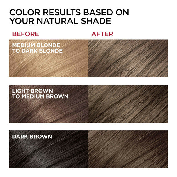 L'Oreal Permanent Hair Color, 6A Light Ash Brown