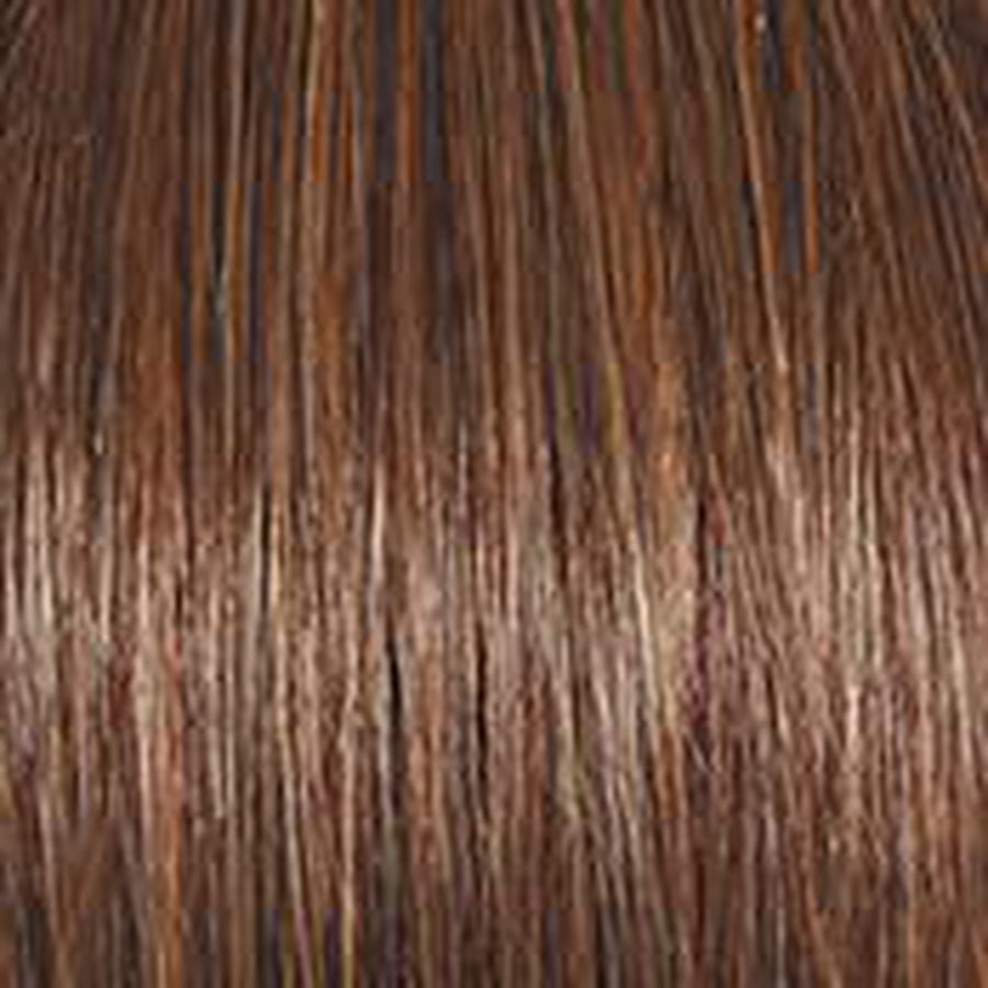 Close-up of brown hair strands
