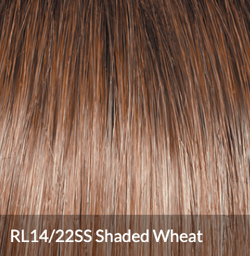 Raquel Welch Sheer Luxury Collection, Showrunner Mid-Length Layered Wig with Feather Lite Fiber Luxlite Cap Ll, Average, RL13/88 Golden Pecan