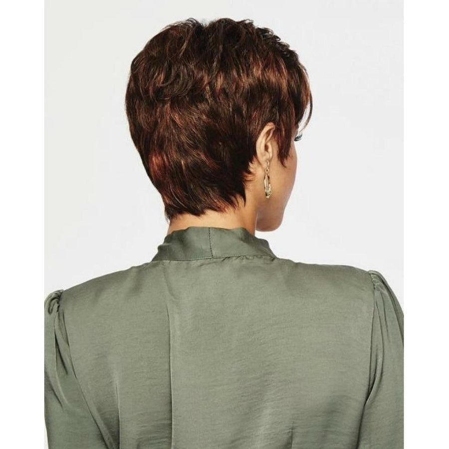Raquel Welch Winner Wig, R3329S+ Glazed Auburn, Average Cap