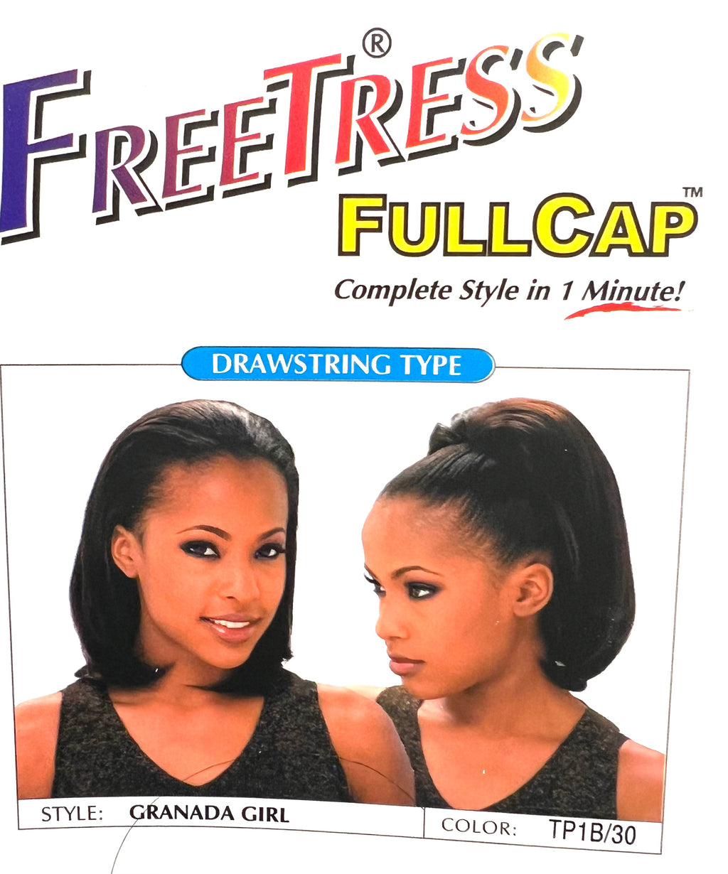 FreeTress Granada Girl Drawstring Fullcap Wig, 34