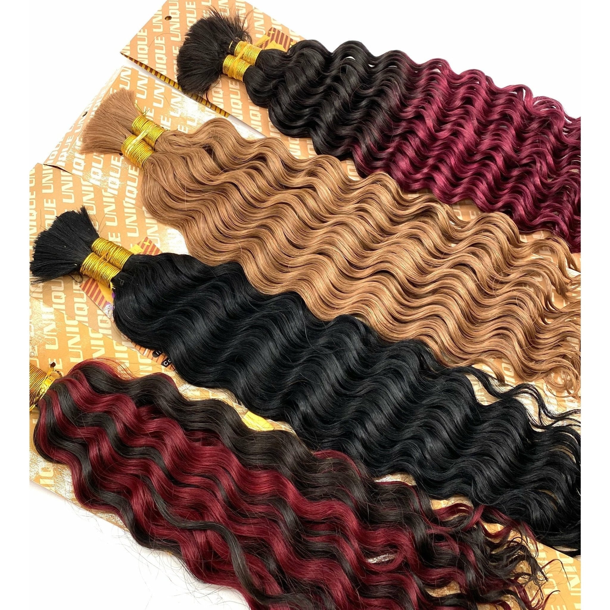 Pallet # 244 -  Lot of 100% Human Hair - variety of styles and colors