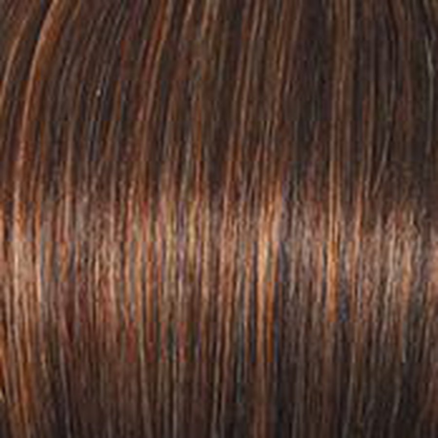 Close-up of brown hair strands