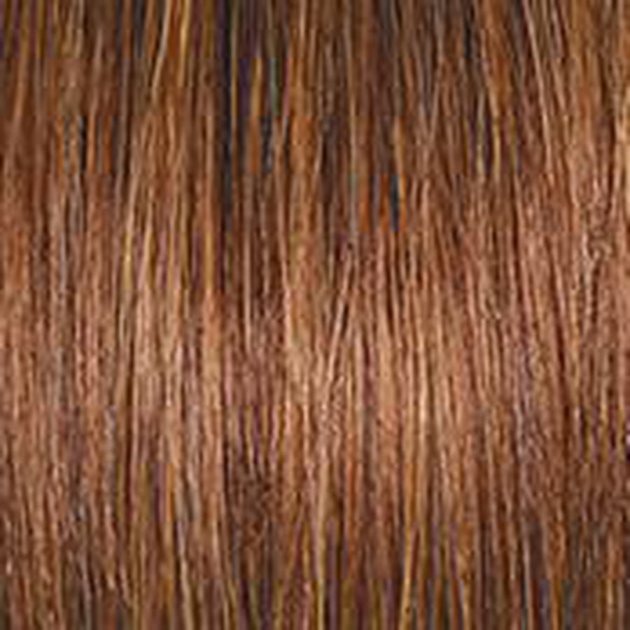 Close-up of brown hair texture