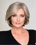 Raquel Welch Flash Forward Layered Mid-Length Textured Wig by Hairuwear, Average Cap Size, RL12/22SS Cappuccino