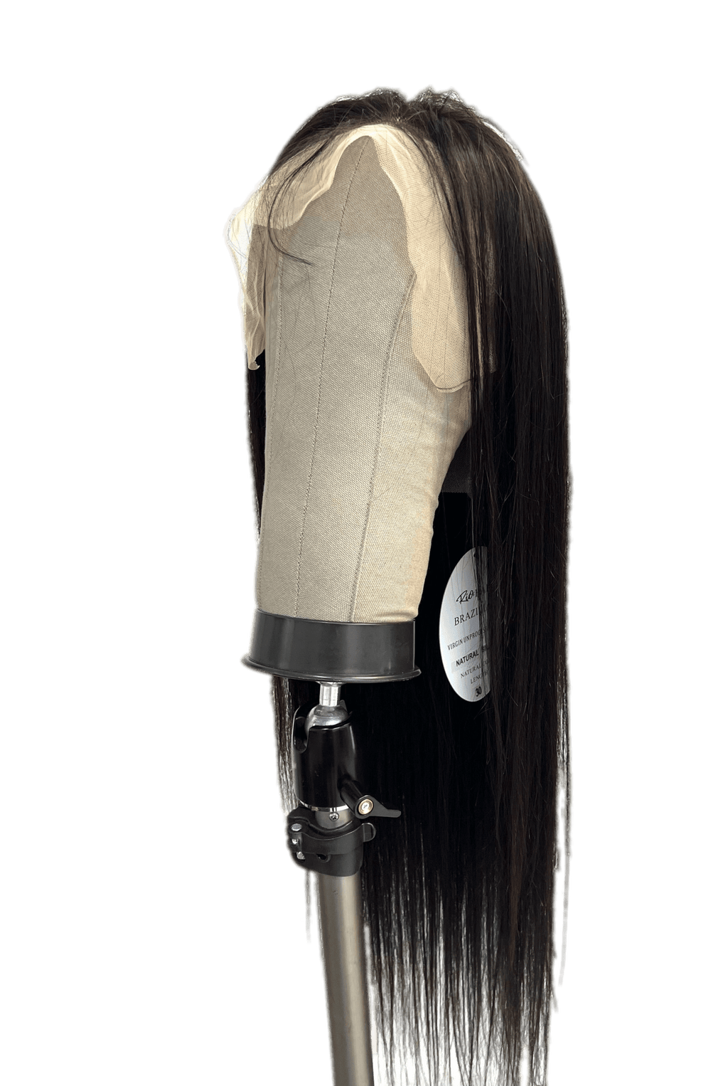 Rio Straight Frontal Wig  Human Hair Natural Black