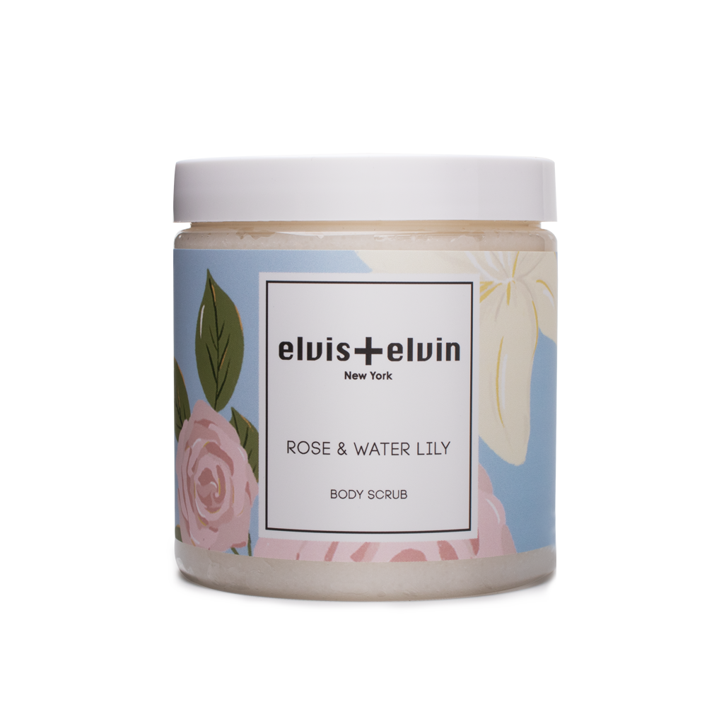 Rose & Water Lily Body Scrub with Dead Sea Salt
