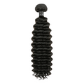 Black Deep Wave Raw Cuticle Aligned Human Brazilian Unprocessed Hair Bundle 18 Inches