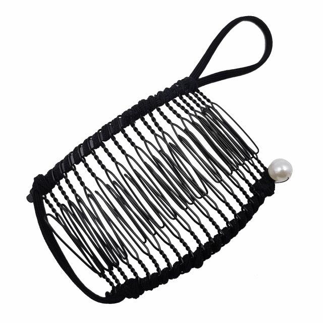 Stretch Banana Clip Double Side Lazy Women Hair Comb Easy Thick Curly Hair Styling Tool Ponytail Mohawk Bun Maker Accessories For Curly Hair Women