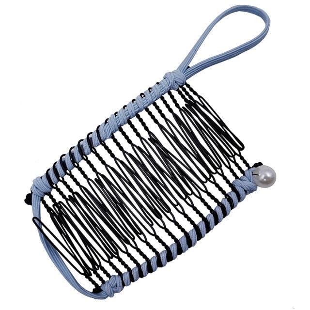 Stretch Banana Clip Double Side Lazy Women Hair Comb Easy Thick Curly Hair Styling Tool Ponytail Mohawk Bun Maker Accessories For Curly Hair Women