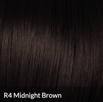 Hairdo Allure Medium Length Wig, R4 Midnight Brown