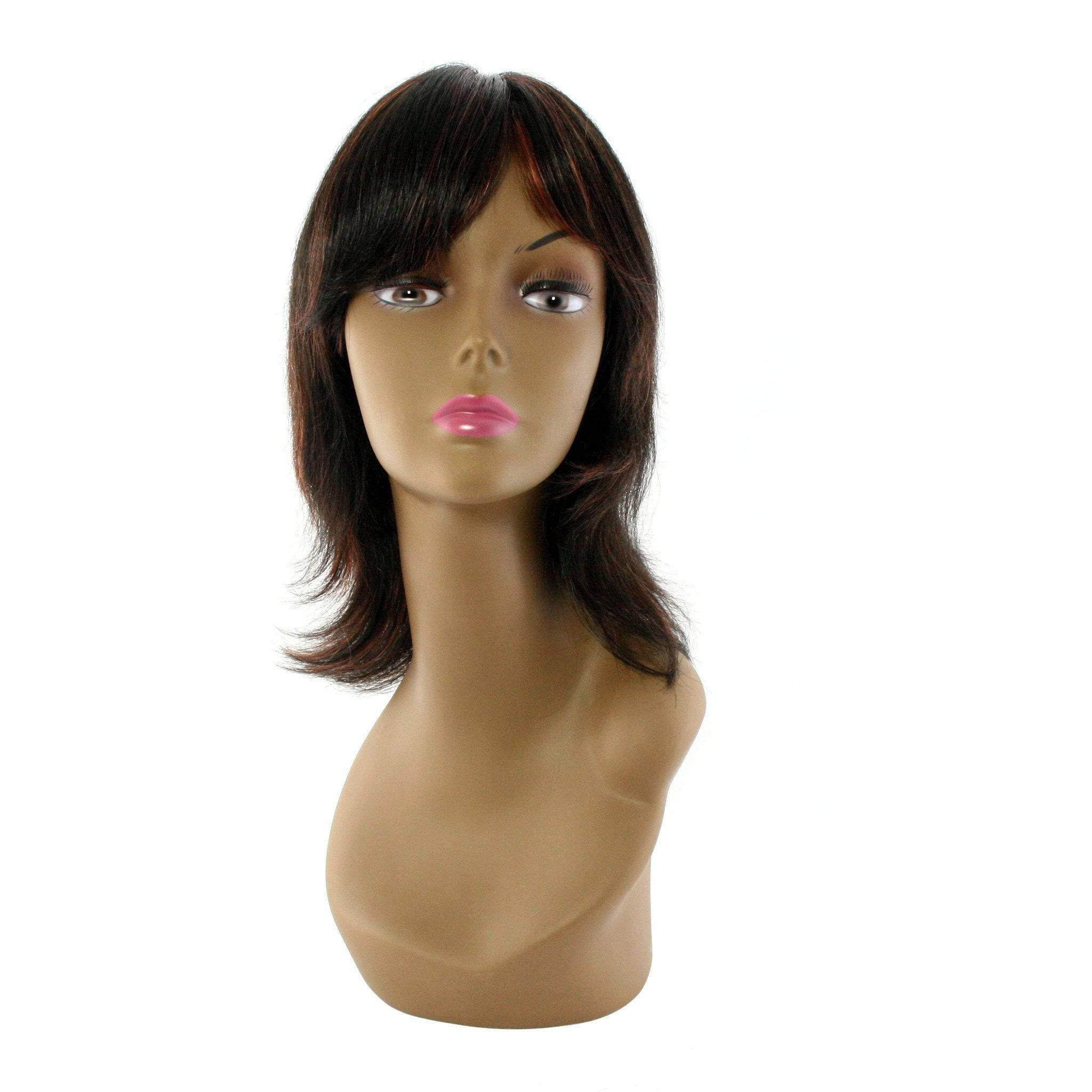 Unique 100% Human Hair Full Wig Style X New With Tags