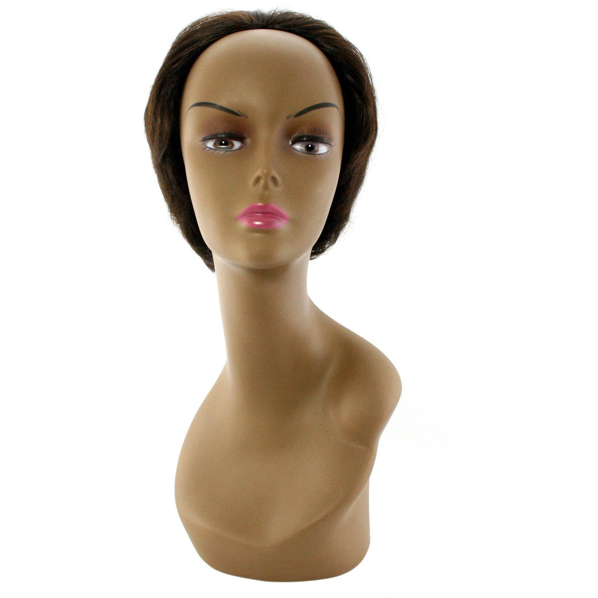 Unique 100% Human Hair Half Wig Mrs. Canada Style Hairpiece