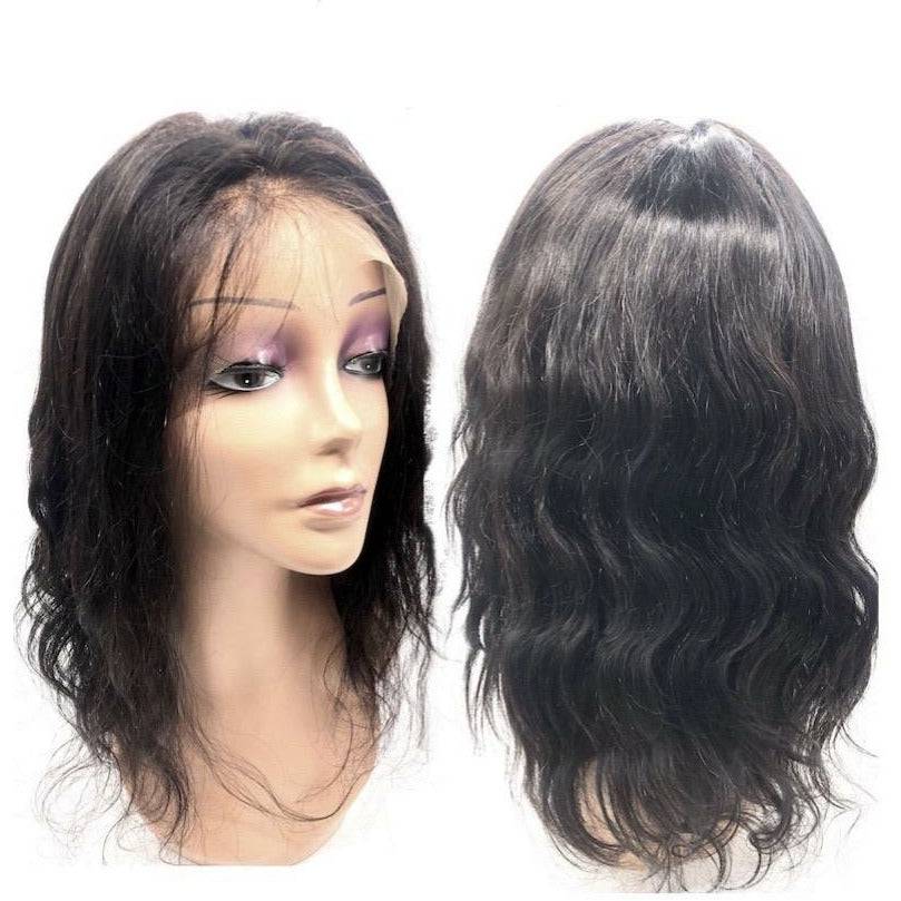 VIP - Full Lace Wig - 100% Human Hair Natural Black (180 density)Body Wave