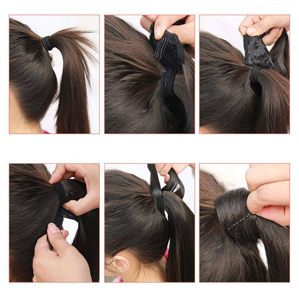VIP PONYTAIL  / Silky 18"  100% Human Hair