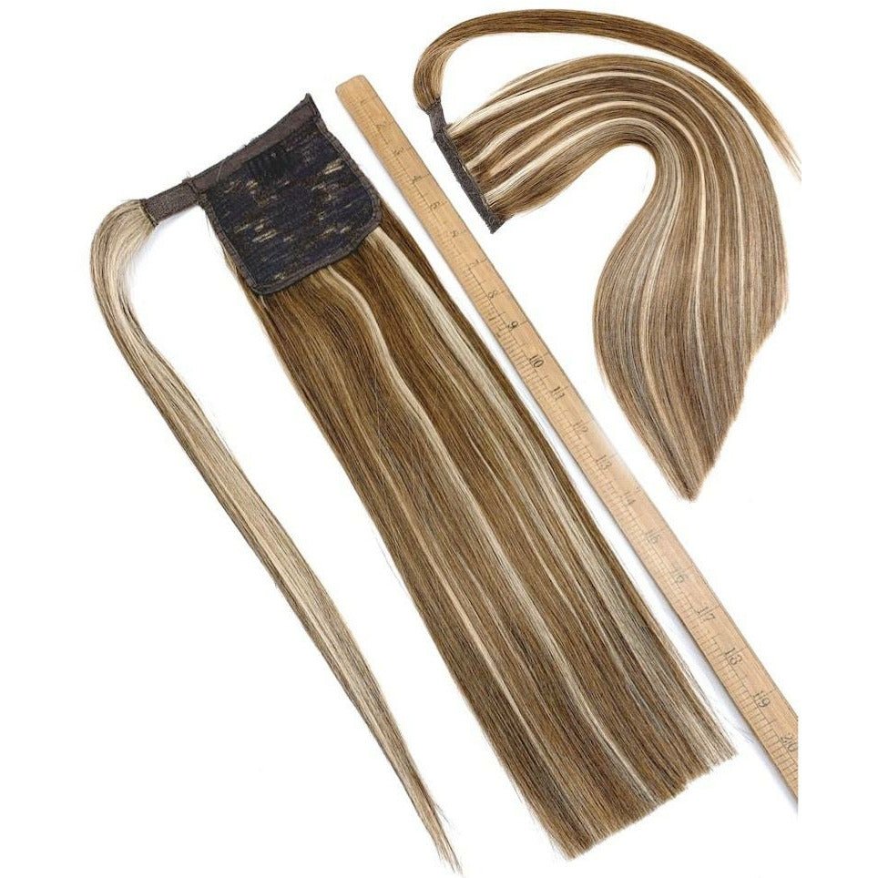 VIP PONYTAIL  / Silky 18"  100% Human Hair