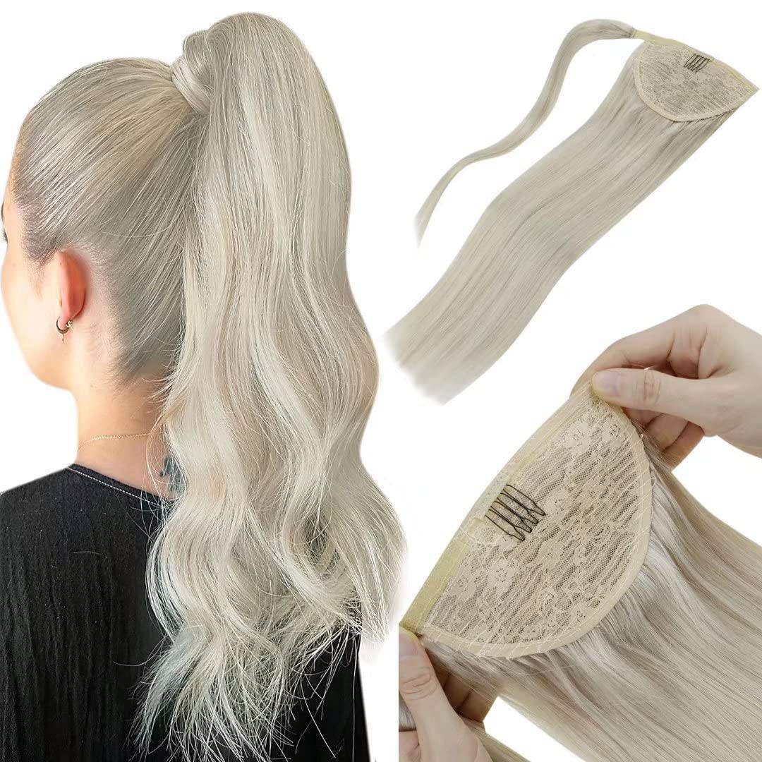 VIP PONYTAIL  / Silky 18"  100% Human Hair