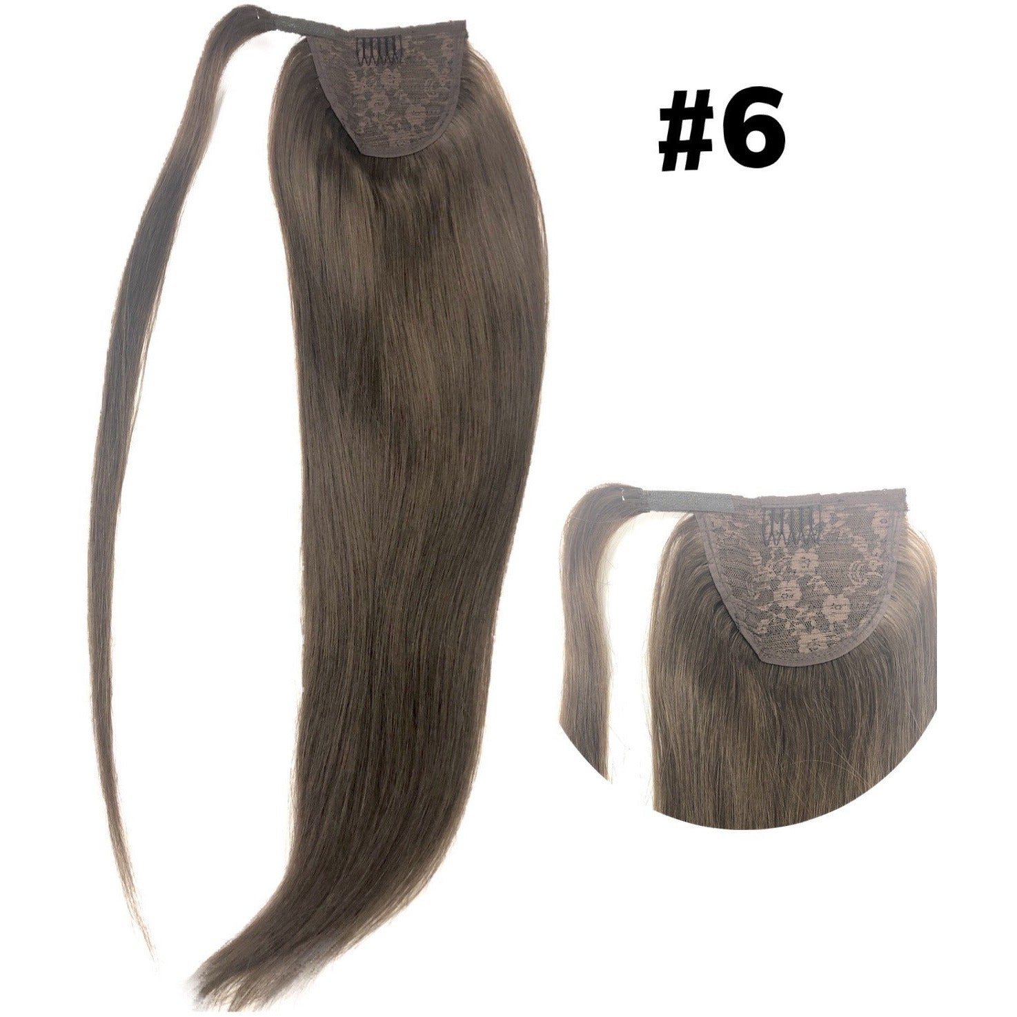 VIP PONYTAIL / Silky 24" (100 grams) 100% Human Hair